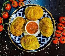 Манты жареные