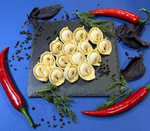 Пельмешки с соевым фаршем 100% vegan