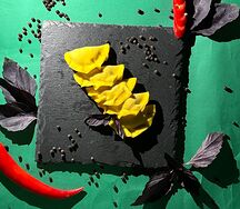Вареники с картофелем и грибами vegan
