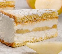 Торт Рикотта груша