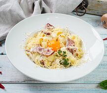 Феттучини Карбонара