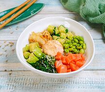 Поке с лососем