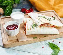 Кесадилья с курицей