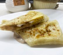 Блин с шоколадом и маршмеллоу