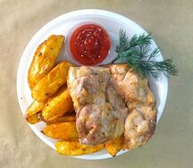 Запеченная курица