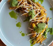 Картофель, жаренный с грибами