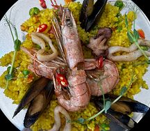 Паэлья с морепродуктами