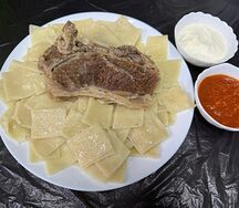 Тонкий хинкал с говядиной