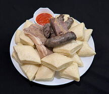Аварский хинкал с сушеным мясом