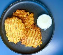 Дранники с курицей