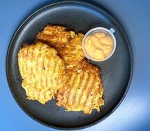Драники с сыром и зеленью