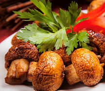 Шампиньоны на мангале 