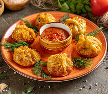 Манты жареный