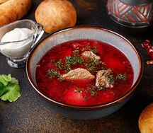 Борщ с говядиной