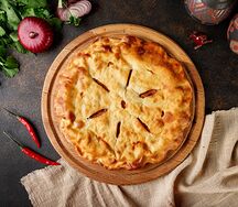 Кубдари со свининой и говядиной