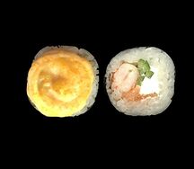 Запеченный с креветкой