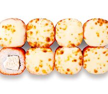 Запеченный сырный с креветкой