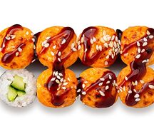 Запеченный маки с огурцом