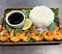 Креветки на мангале