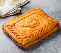 Пирог с курицей и грибами