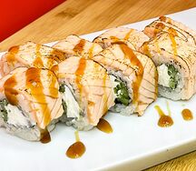 Опаленный Лосось с соусом Терияки