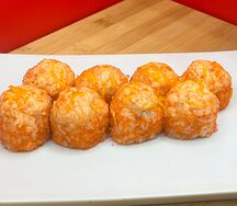 Запечённый ролл с лососем