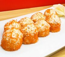 Запечённый ролл с курицей