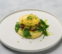 Бифштекс с картофельным пюре