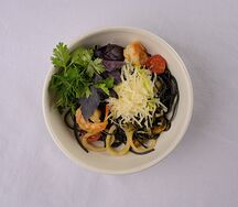 Паста Неро с морепродуктами