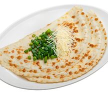 Кутабы с сыром и зеленью