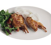 Перепел на углях