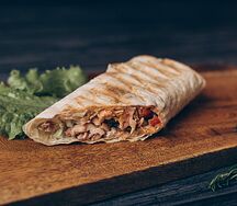 Шаурма из куриного шашлыка