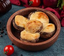 Шапочки шампиньоны с сыром