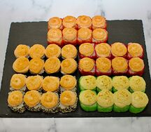 Сет роллов запеченный