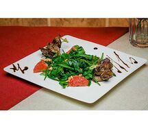 Салат с куриной печенью