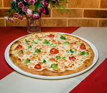 Pizza сальмоне с лососем