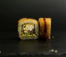 Жареный с курицей