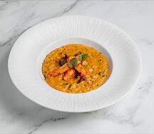 Ризотто с камчатским крабом
