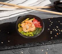 Поке с тигровой креветкой
