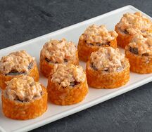 Брутальный ролл Нисиго запеченный