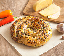 Улитка с курицей и сыром