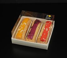 Набор фруктовых эклеров