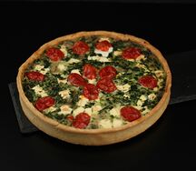 Киш со шпинатом