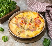 Лепешка Неаполитано с салями