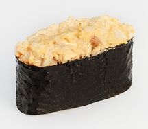 Острый гункан с курицей