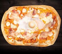 Римская пицца Карбонара