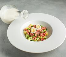 Окрошка на кефире