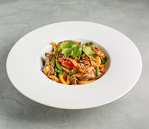 Удон с говядиной