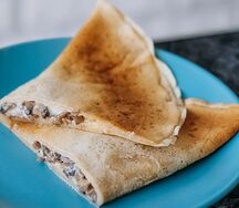 С грибами и сыром