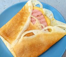 С ветчиной и сыром